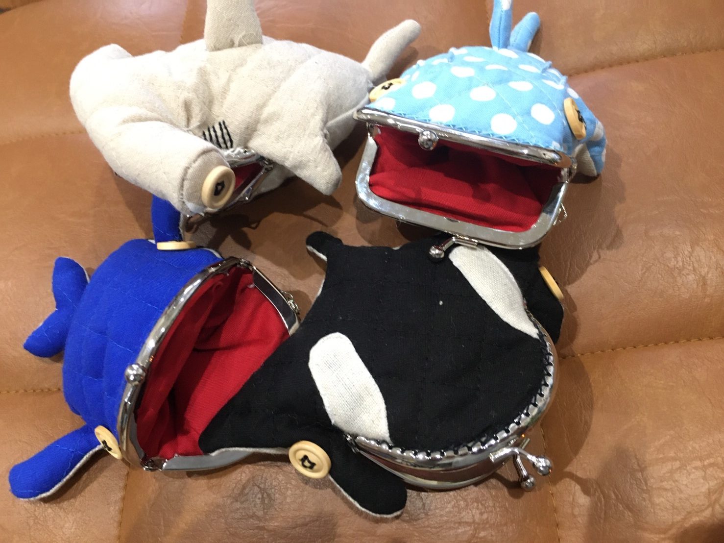 🐳うみくじら 🐳オリジナルがま口完成👛✨