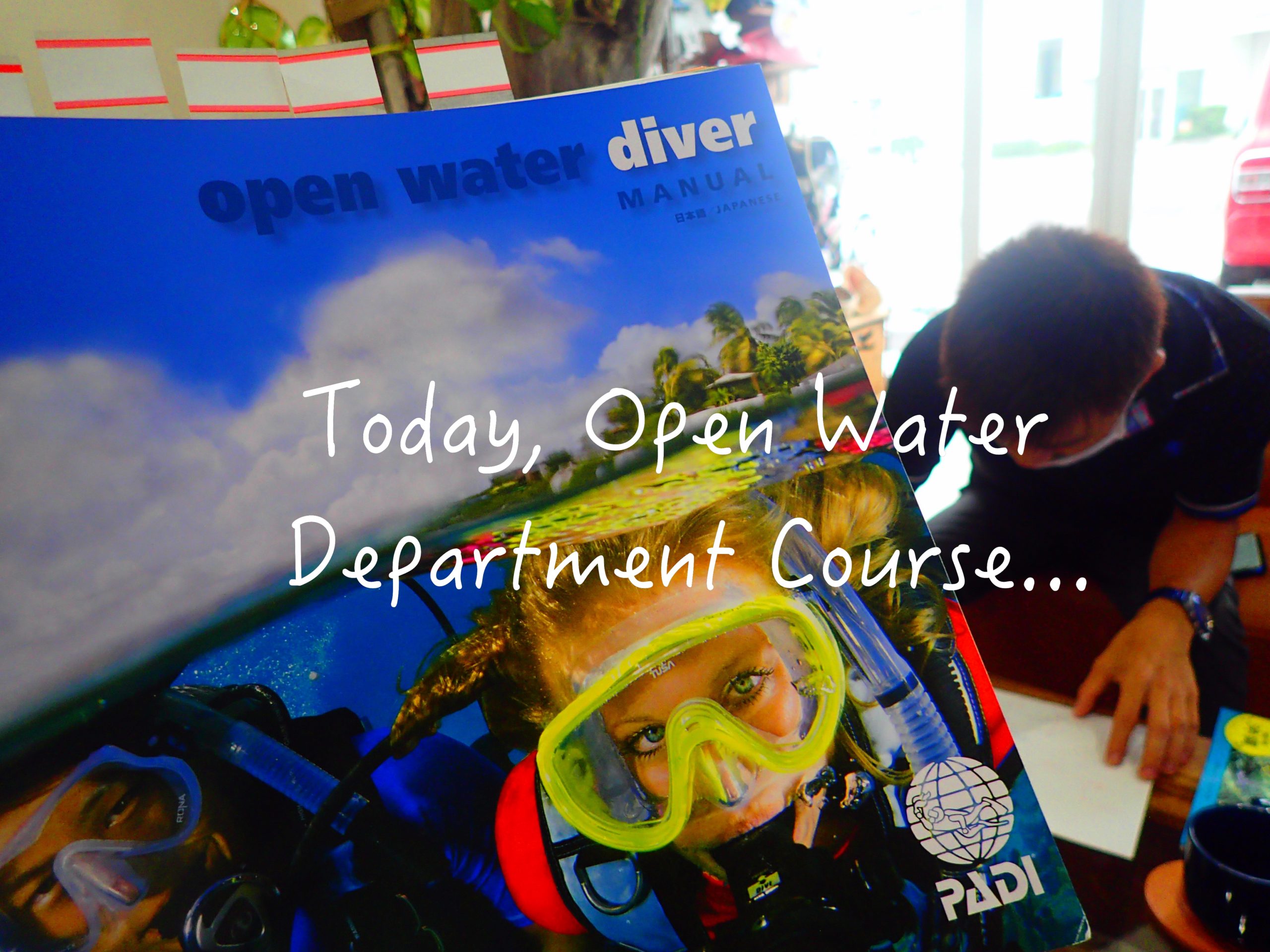 オープンウォーター学科講習です!!
