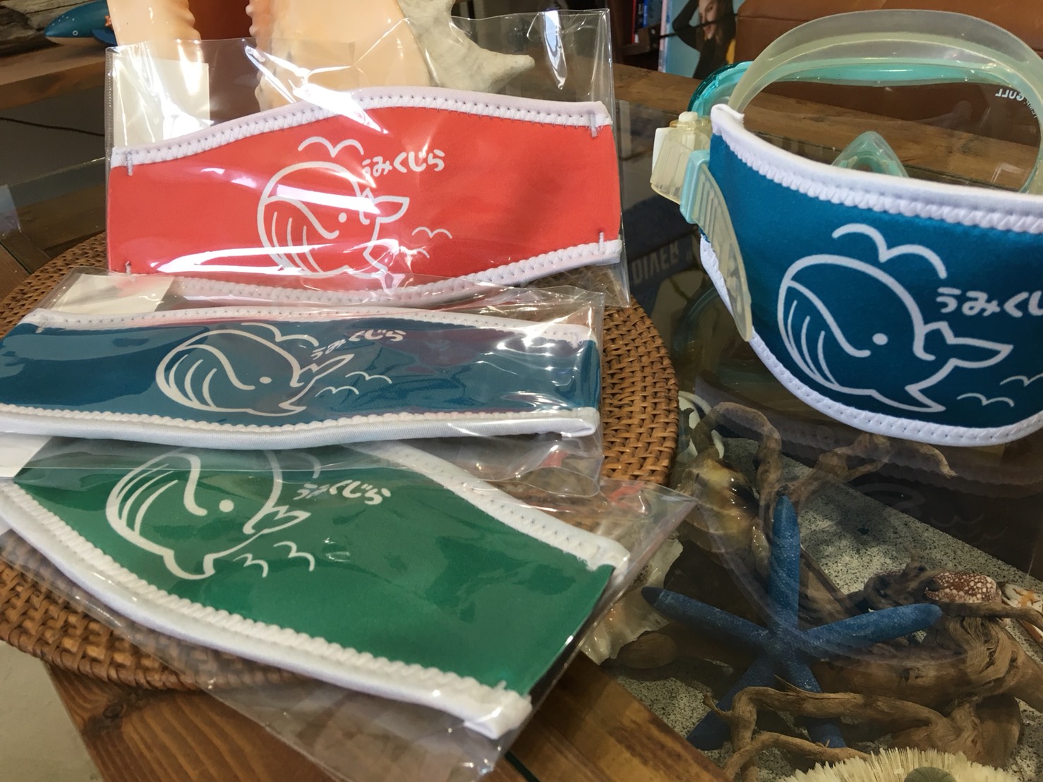 オリジナルロゴ入りマスクストラップ