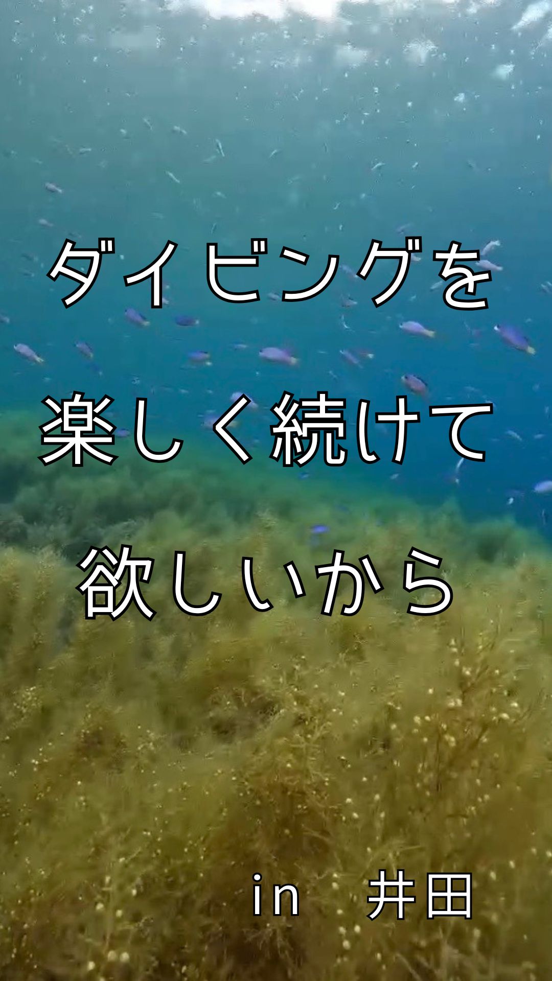 楽しく続けて欲しいから
