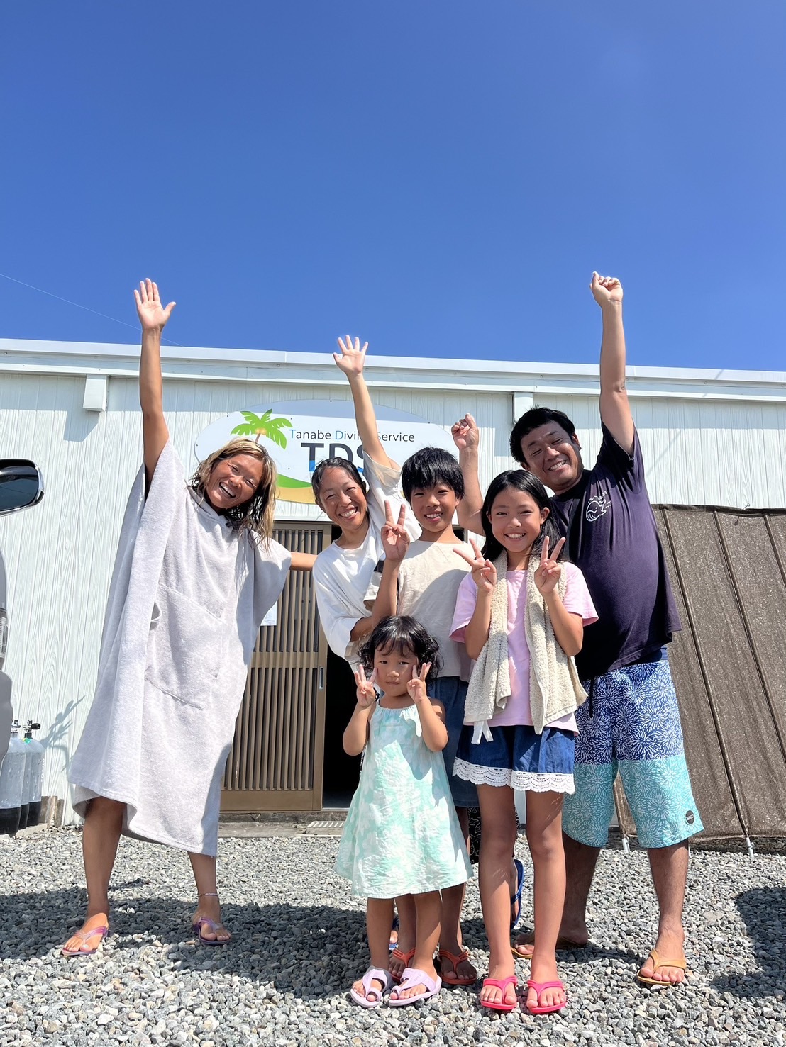 【田辺で家族旅行＆ダイビング！懐かしい仲間と再会して大満足の時間】