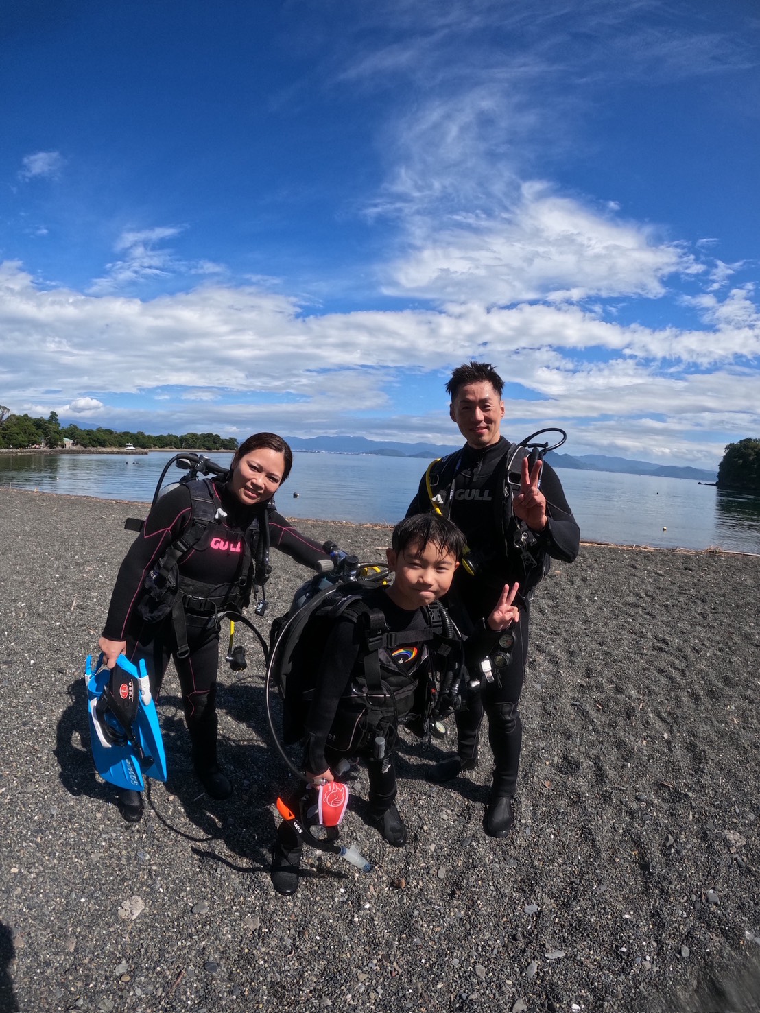 【大瀬崎でのファミリー体験ダイビング 】