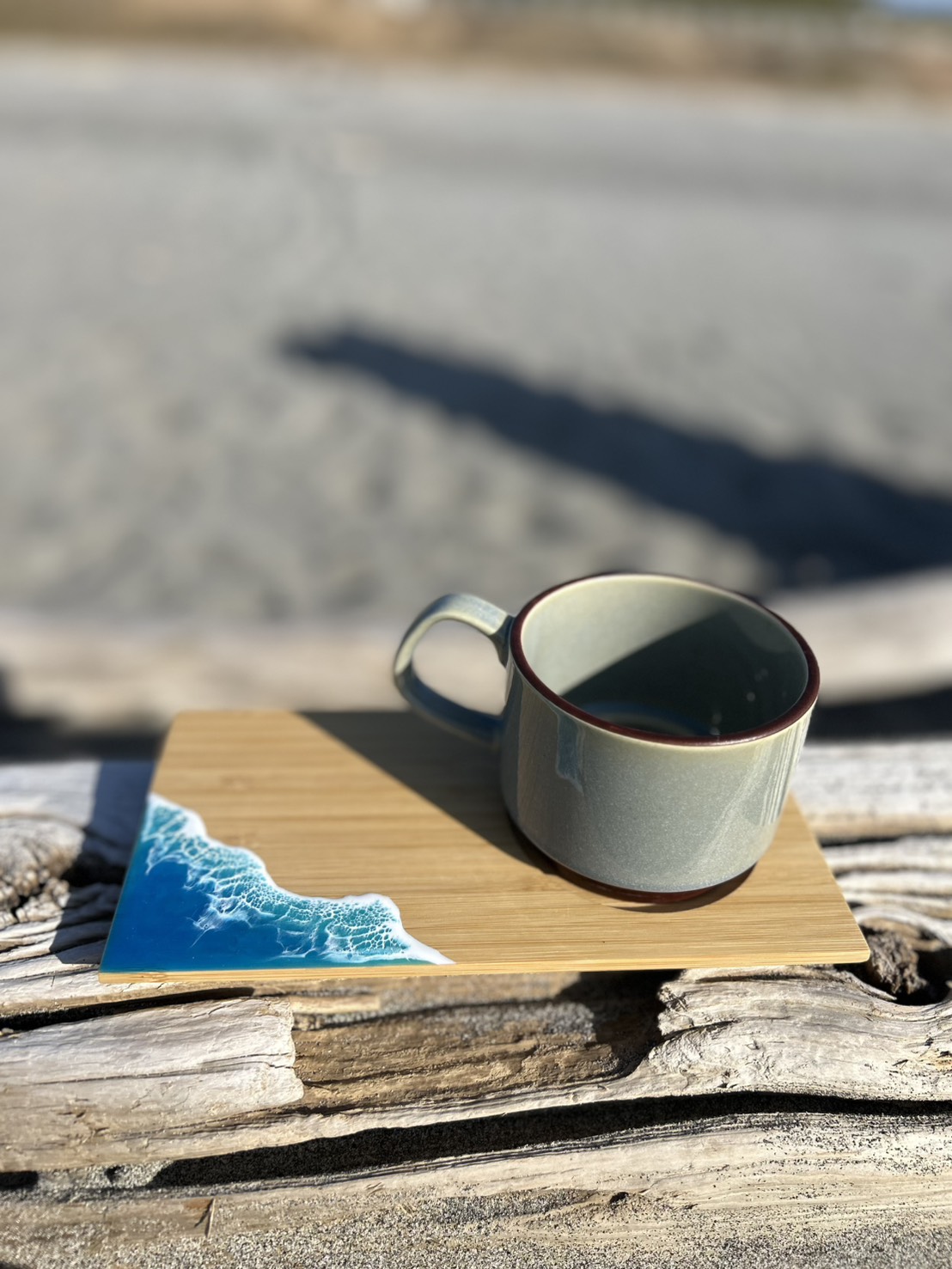 波のカフェプレート